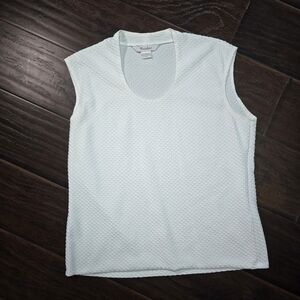 Tanjay Womens Textured Sleeveless Tank Size Small